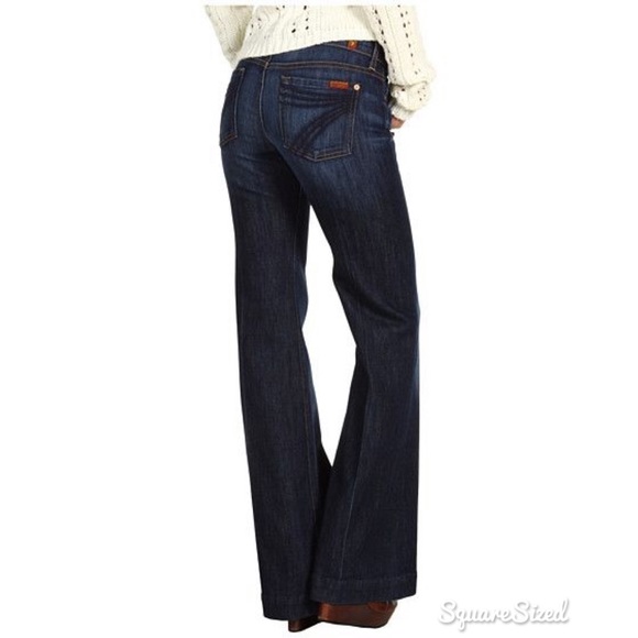 7 For All Mankind Denim - 7 For All Mankind Dojo Flare Wide Leg Jeans